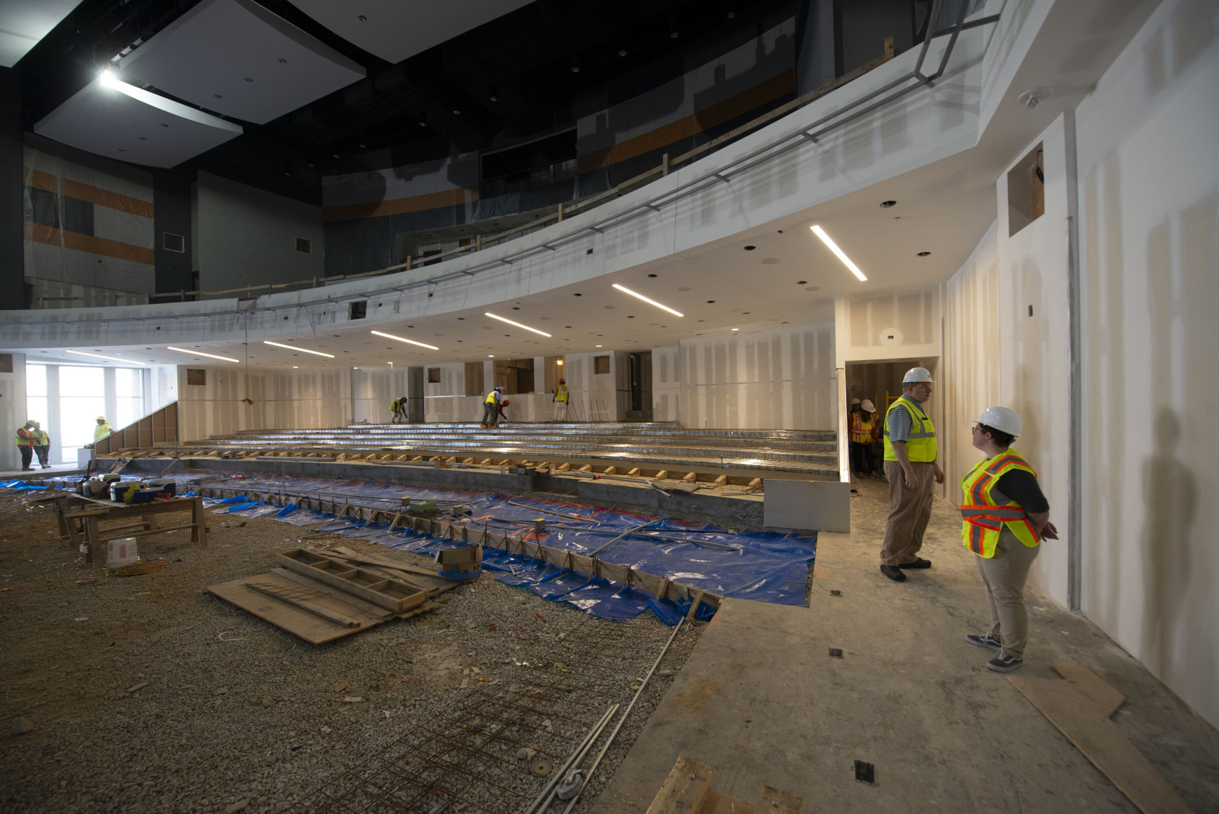 Auditorium, on the floor, UT Student Union Tour - August 7, 2018